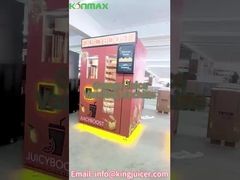 카드 결제 완전 자동 자연 과일 주스 분배기 신선한 오렌지 주스 판매 기계