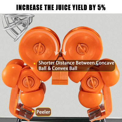 자동 급식 직업적인 주황색 Juicer 자동 판매기 110V - 120V 60HZ