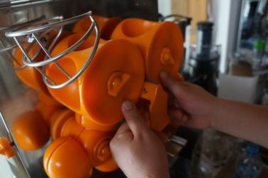 자동 급식 주황색 압착기 Juicer 주스 갈퀴 기계 금속
