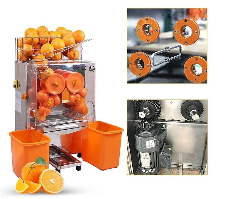 전기 상업적인 자동 급식 오렌지 주스 압착기 기계, 주황색 압박 과즙